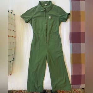 Lucy & Yak Ragan Jumpsuit in Loden Green Size 8